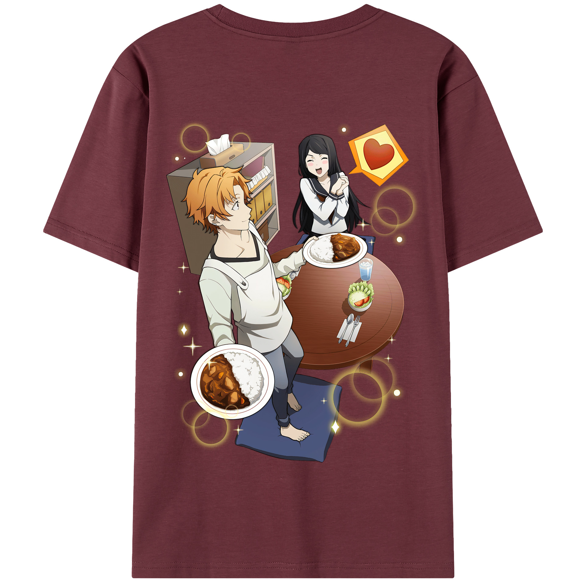 （画像用） 文豪ストレイドッグス Bungo Stray Dogs 綿100％半袖Tシャツ（背面プリント）